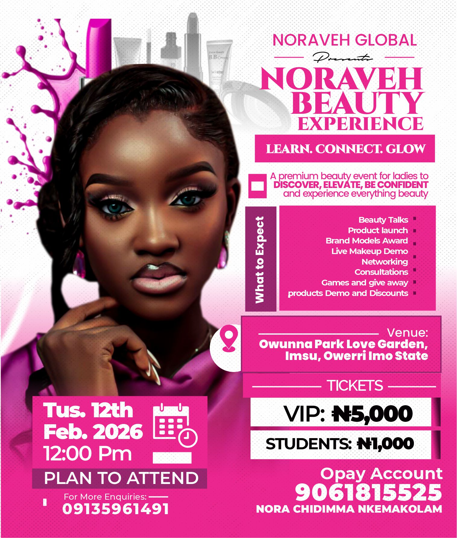 NORAVEH BEAUTY EXPERIENCE